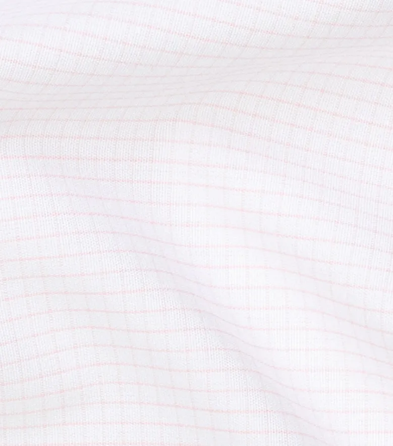 Bügelleichtes, schlichtes weißes Popeline-Hemd