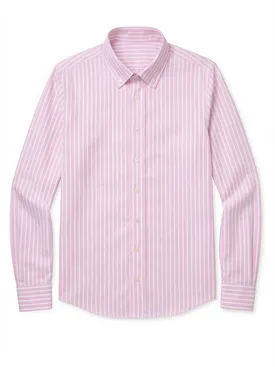 Gestreifte Rosa Oxford Hemd